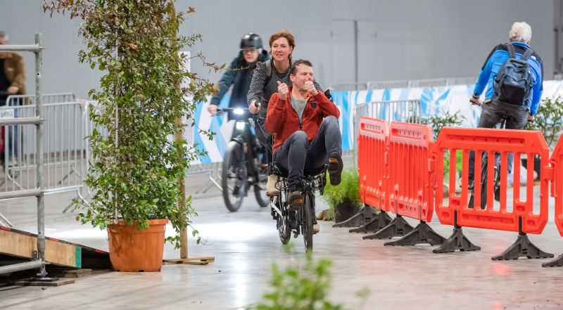 test ride at the E-bike Challenge Utrecht