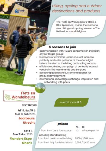 Brochure Fiets en Wandelbeurs EN