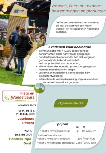 Brochure Fiets en Wandelbeurs NL