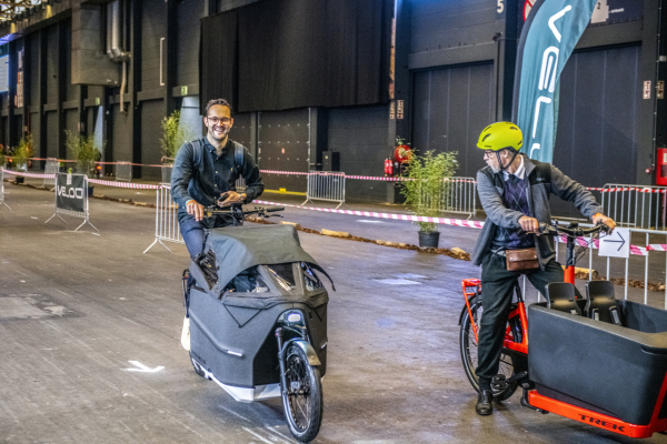 Cargobikes testen op de E-bike Challenge