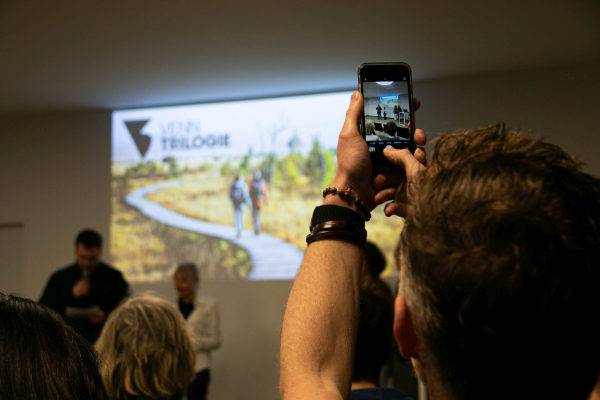 press moment at the Fiets en Wandelbeurs