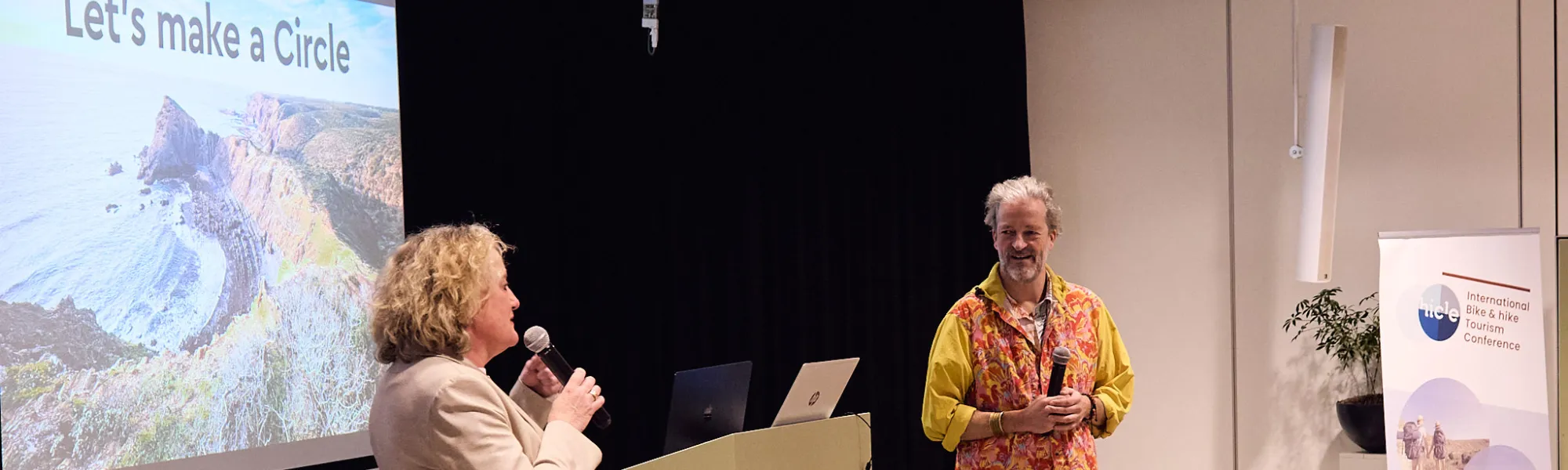 Marjan Gielen en Tim Voors bij de opening van de IBTC 2026