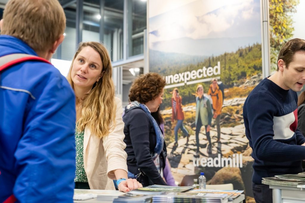 Gesprek in de stand van Tsjechië