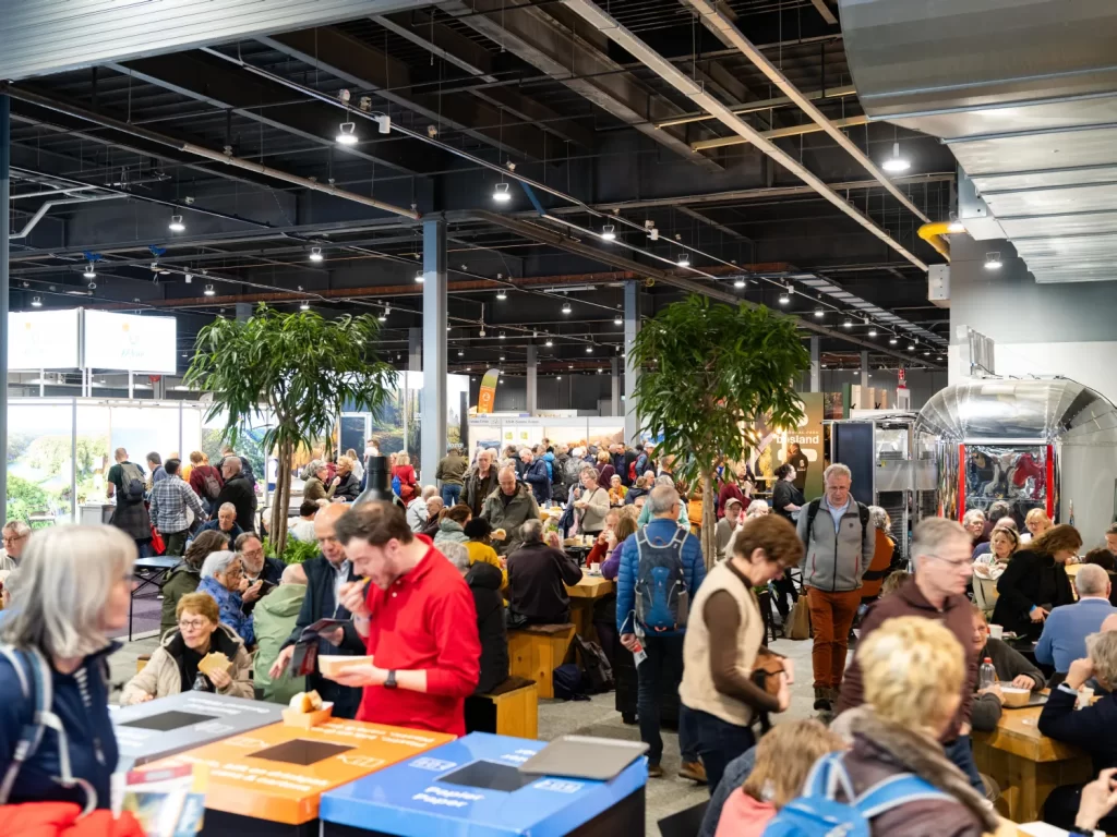 Lunchen op het terras 