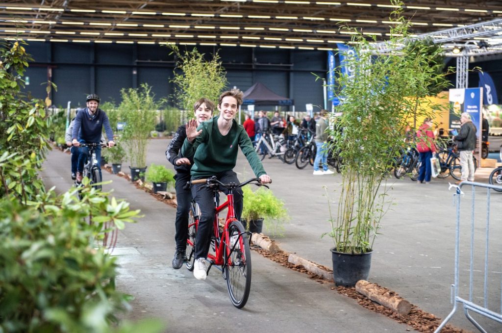 Impressie van het grote fietsparcours