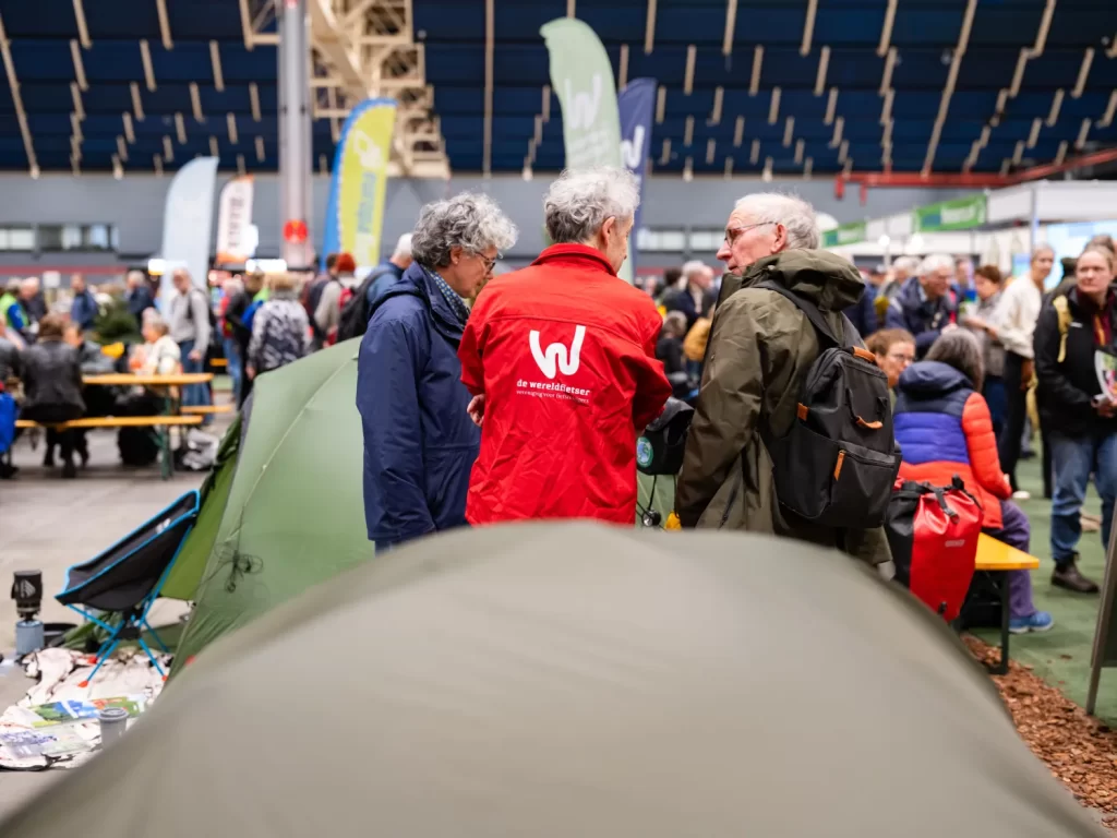 Het trekkersveld van de Wereldfietser/Europafietsers