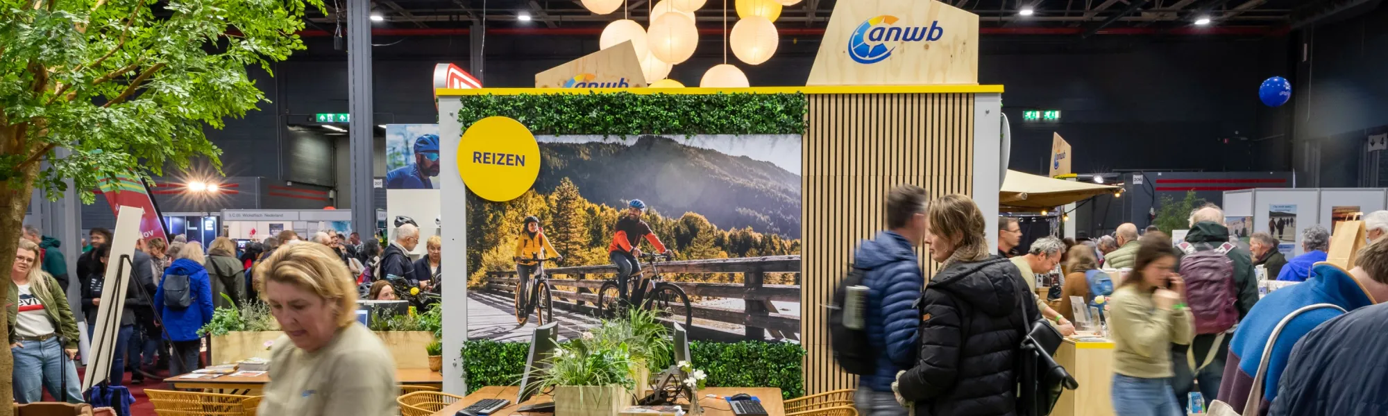 ANWB stand op de Fiets en Wandelbeurs 