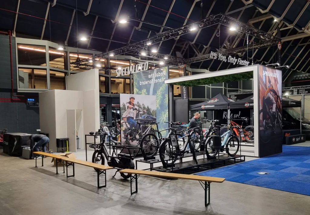 eigen standbouw op de E-bike Challenge