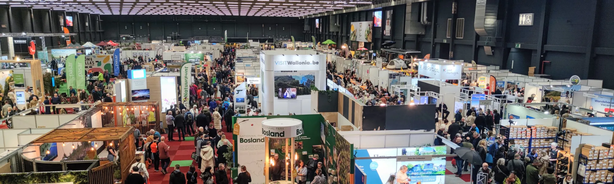 overzicht van de Fiets en Wandelbeurs Gent, een van de Hicle Events