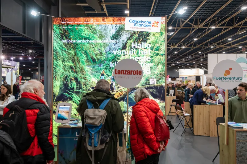 Een eigen stand van de Canarische Eilanden op de Fiets en Wandelbeurs 