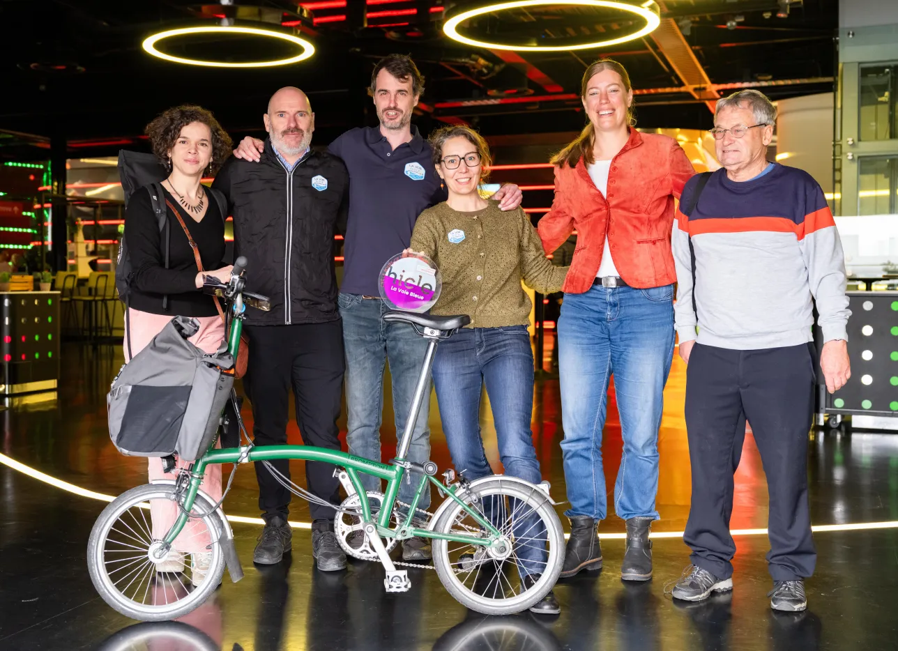 the winner of the Cycle Route of the Year Award: La Voie Bleue